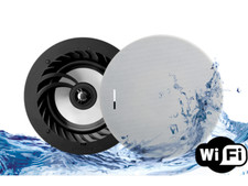 Lithe Audio 06611 Wi-Fi IP44 Bathroom Ceiling Speakers (Pair Active/Passive) V2
