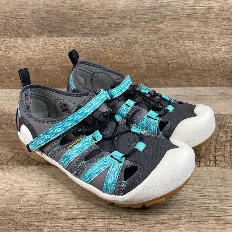 Scarpe da ginnastica KEEN Legion blu e grigio Aqua Knotch cave per ragazze taglia 7 NUOVE