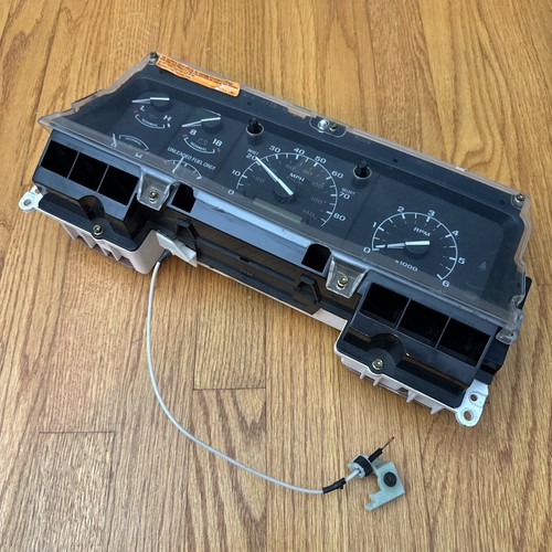 9297 Ford OBS Truck Bronco GAS Instrument Speedometer Tach Gauge Cluster eBay