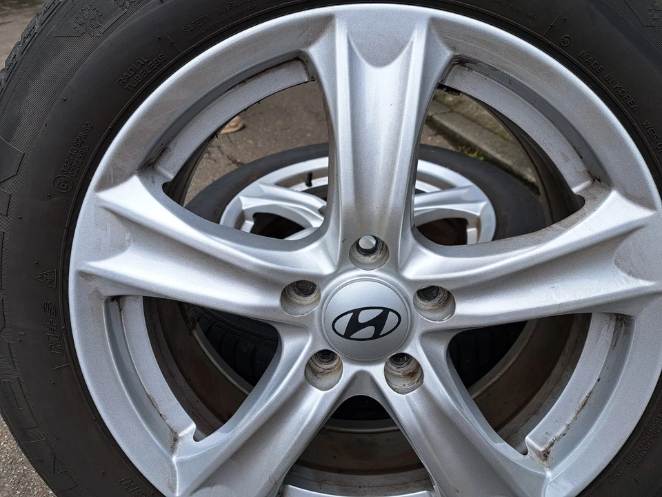 4xAlukompletträder Winter für Hyndai TUSON:ÌX35 Sehr Guter Zustand 215/60R1496H - Bild 2 von 4