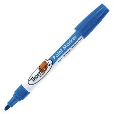 3 Thornton's Oil-Based Paint Marker For Tire Tread Rubbers Medium Point Aqua
