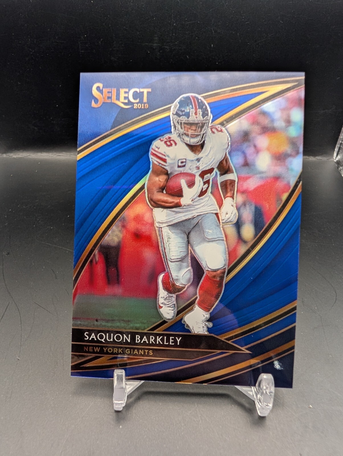 2019 Select Field Level Saquon Barkley Blue /75
