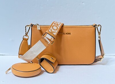 Michael Kors Jet Set Travel Small Crossbody Bag Tech Attached