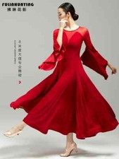 Women Ballroom Waltz Modern Dance Dress Competition Standard Dancing Clothes