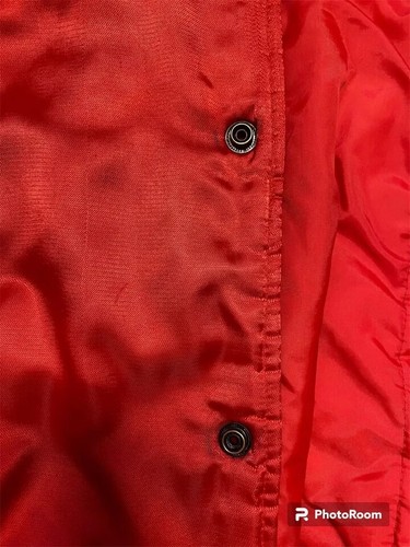 Veste snap vintage homme Nike Philadelphia 76ers NBA SIXERS satin taille 4XL rouge - Photo 9/15