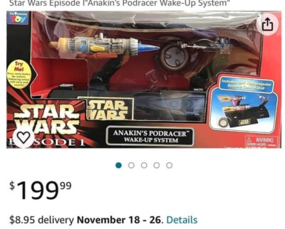Pod Racer Alarm Clock Anakin Skywalker Podracer Alarm Clock