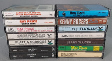 Vintage Audio Cassette Tape 70s 80s Classic Country Clark Parton Price LOT OF 14