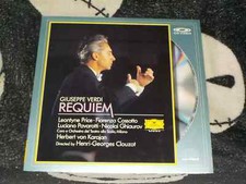Verdi Requiem Cossotto/Pavarotti/Ghiaurov Teatro alla Scala Karajan Laserdisc LD