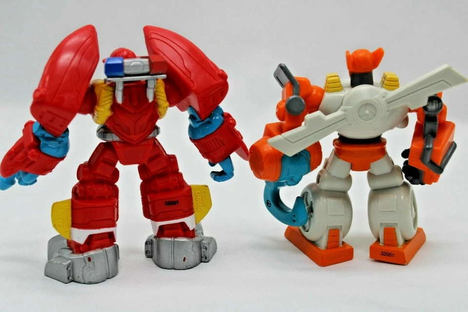 PLAYSKOOL HEROES TRANSFORMERS - Heatwave the Fire-Bot & Blades the Copter-Bot - Image 2 of 4
