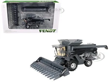 FENDT IDEAL 8 COMBINE W/GRAIN & 12 ROW CORN HEADS GRAY 1/64 BY SPECCAST SCT953