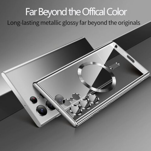 Housse pour Samsung Galaxy S25 Ultra MagSafe protection silicone étui rigide TITAN - Photo 10 sur 20