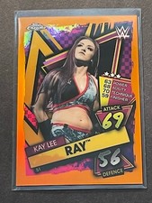 Kay Lee Ray 2021 Topps Chrome WWE Slam Attax Orange Refractor SP #51 #d 15/25