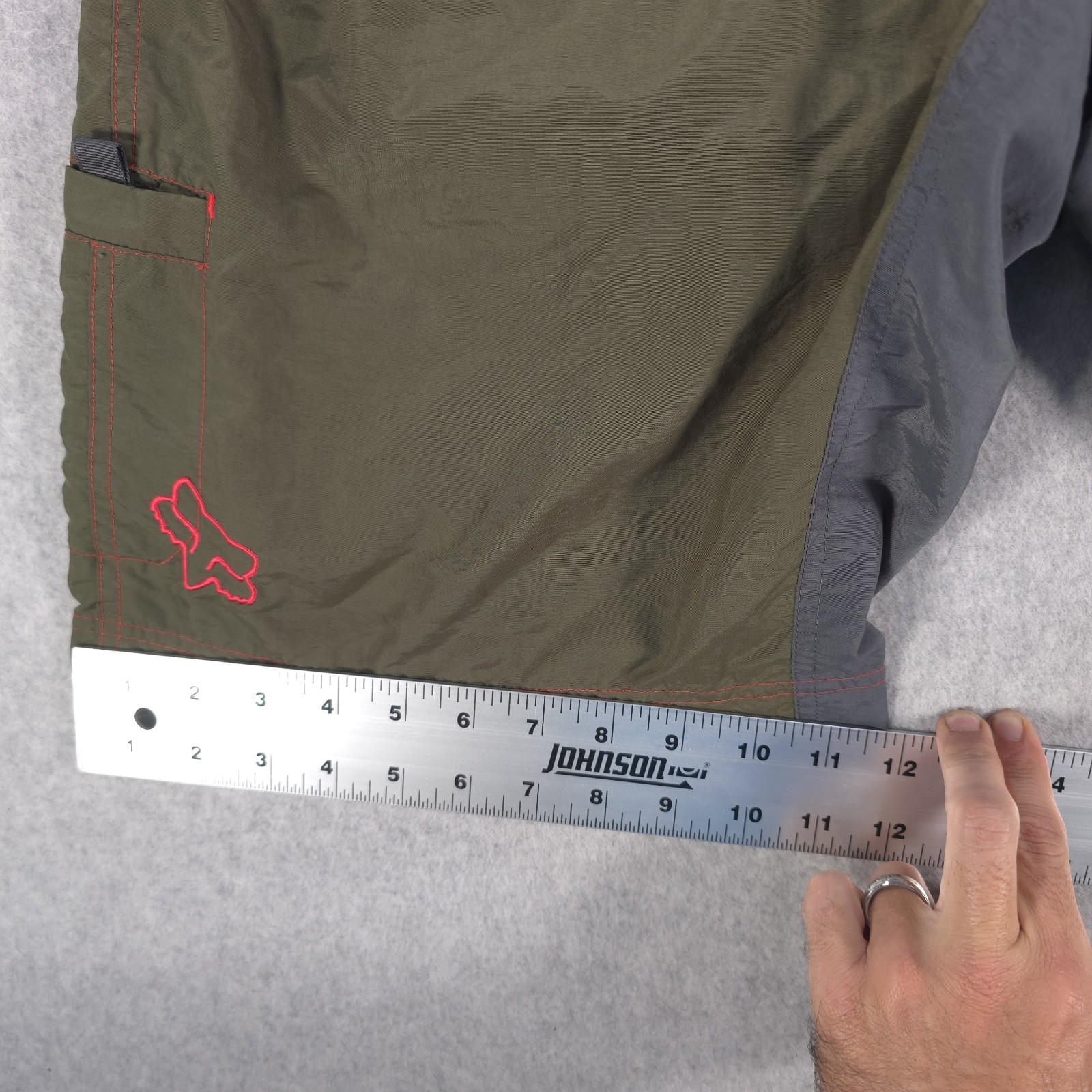 Fox Racing Mountain Bike MTB Padded Green Trail Riding Tech Shorts Mens 36x11