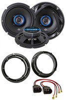 Autotek 200Watt 16,5Cm 2-Wege Lautsprecher FüR VW New Beetle 97-10 TüR Front Hec