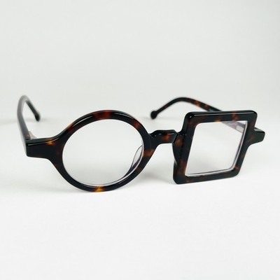ZEELOOL PAOLA Brille TORTOISE ASYMMETRIC Brillengestell MOD: FA0602-03