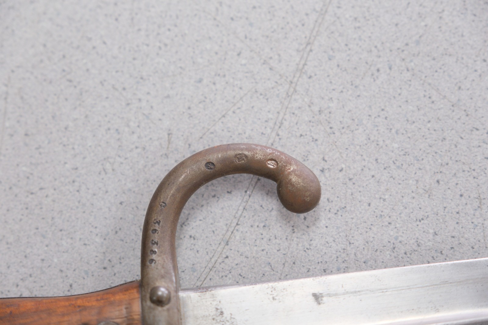 French Gras Bayonet 'Mre de Armes St. Etienne 1877 MATCHING NUMBERS FREE SHIP!