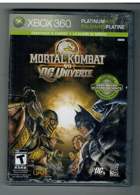 mortal kombat vs. dc universe xbox 360 GAME xbox360 vs versus platinum hits