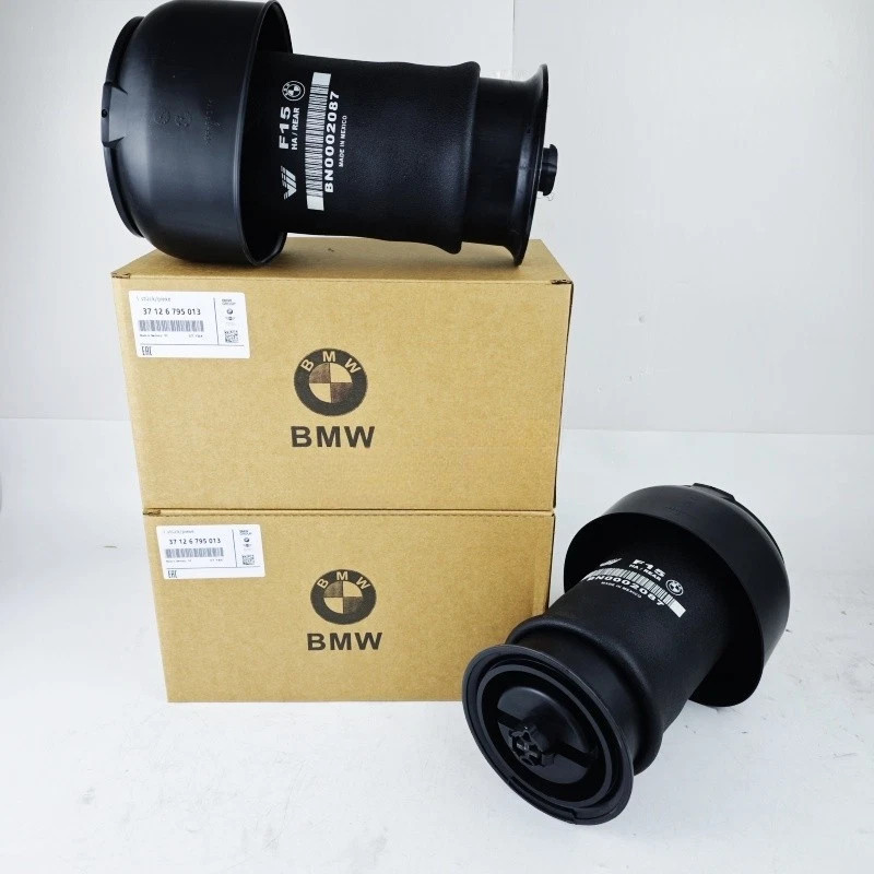 2PCS GENUINE Rear Air Suspension Spring Airbag For BMW X5 F15 X6 F16 37126795013