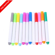 12 Colour Liquid Chalk Pens Marker Glass Windows Blackboard Plastic Pen Pencil