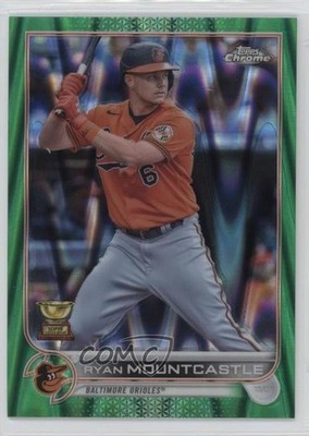 2022 Topps Chrome Sonic Green RayWave Refractor 9/99 Ryan Mountcastle #109 0q1p