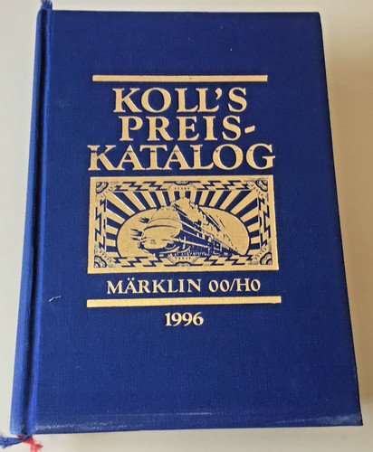Catálogo de precios MäRKLIN H0 Koll's 1996 edición encuadernada con imágenes 1152 páginas | Condition: Neuwertig