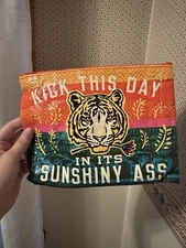 BlueQ & Primitives by Kathy Funny Zipper Pouch