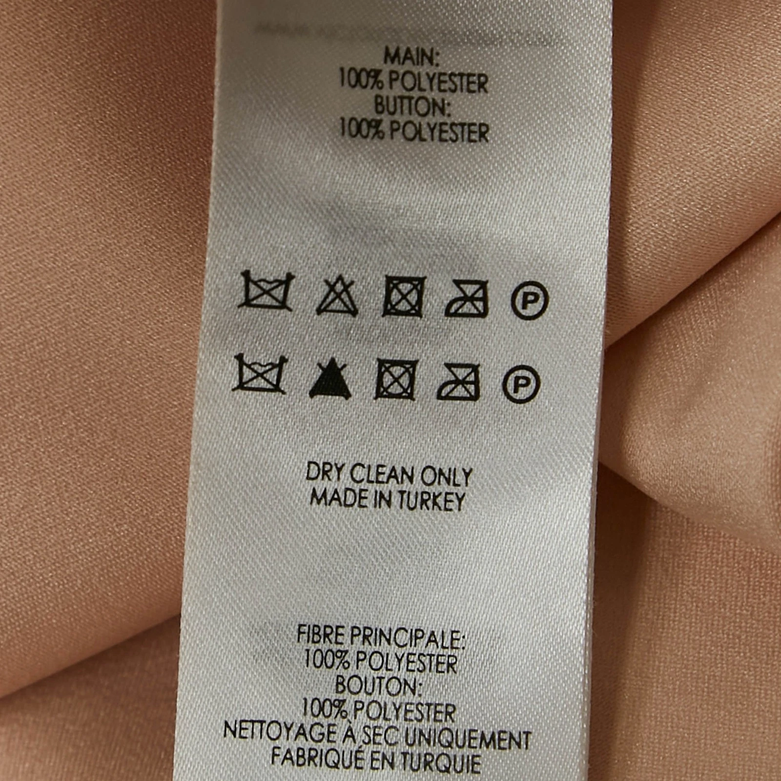 UNDERCOVER Abito corto Victoria Victoria Beckham arancione con bottoni davanti allacciato in vita M