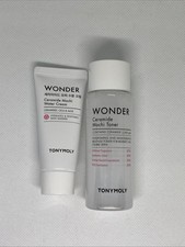 Tony Moly Wonder Ceramide Mochi Toner 1.69oz &  Ceramide Mochi Water Cream .50oz