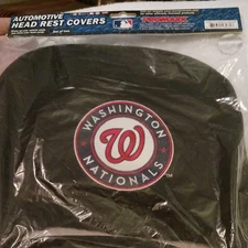 MLB Head Rest Covers Set of 2 Embroidered Team Logo by ProMark Select Team Below