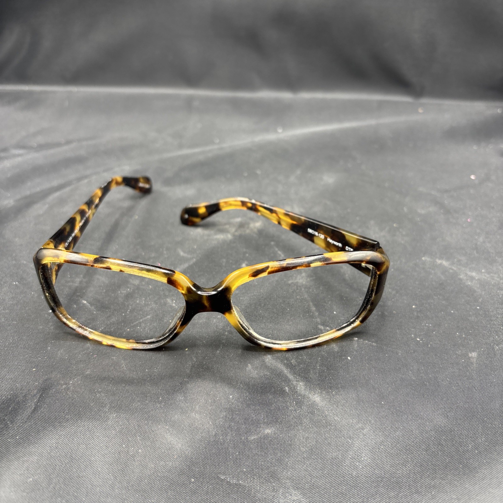 Oliver Peoples Tortoise Shell Wrap Frames Only Ha… - image 1