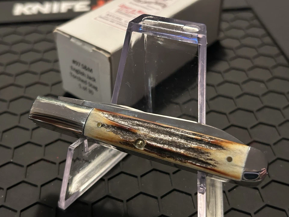 🔥RARA LNIB Schatt & Morgan English Jack Queen Knife, Matching Stag, 1 de 30 👀 - Imagem 4 de 4