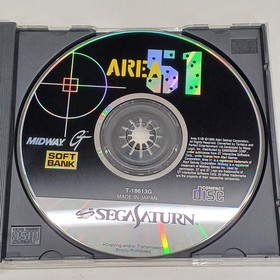 SoftBank Area 51 Sega Saturn Software