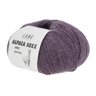 Wolle Kreativ! Lang Yarns - Alpaca Soxx 4-fach/4-PLY Fb. 47 violett melange 10