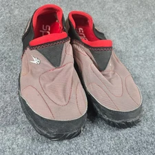 Speedo Men's Water Shoes Aqua Socks Slip On Red Black Size 10