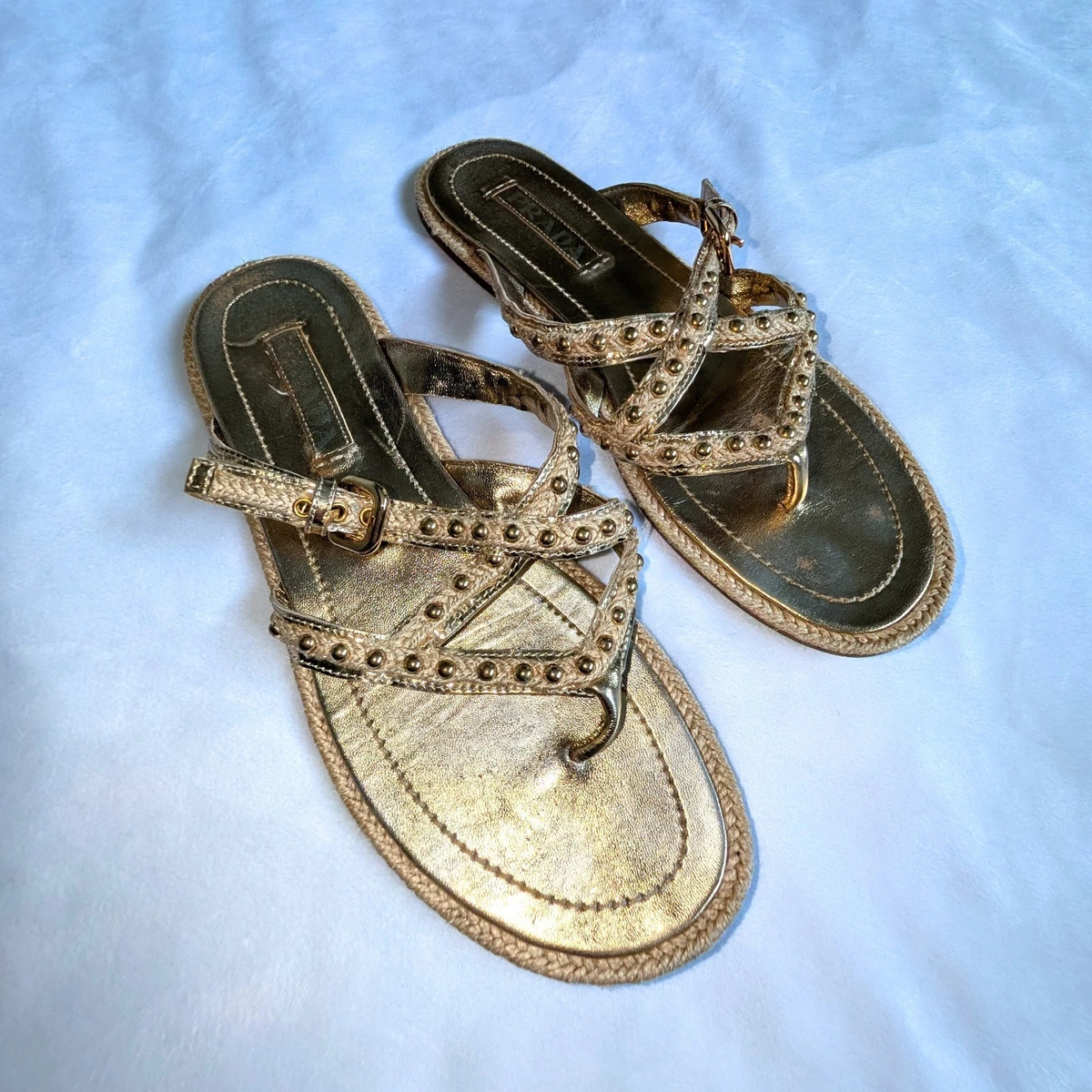 PRADA Studded Sandals for Women for sale | eBay