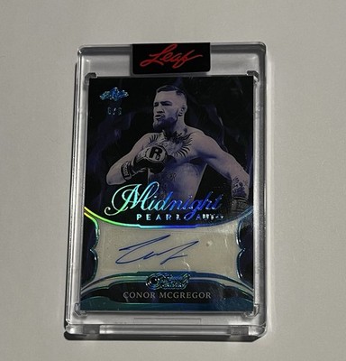 Leaf Midnight Pearl Conor McGregor AUTO | 6/6 Rare | Limitierte Unterschrift