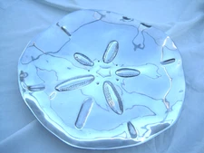 Large Vintage Mariposa Sand Dollar Serving Platter/Dish Nautical Decor 13"