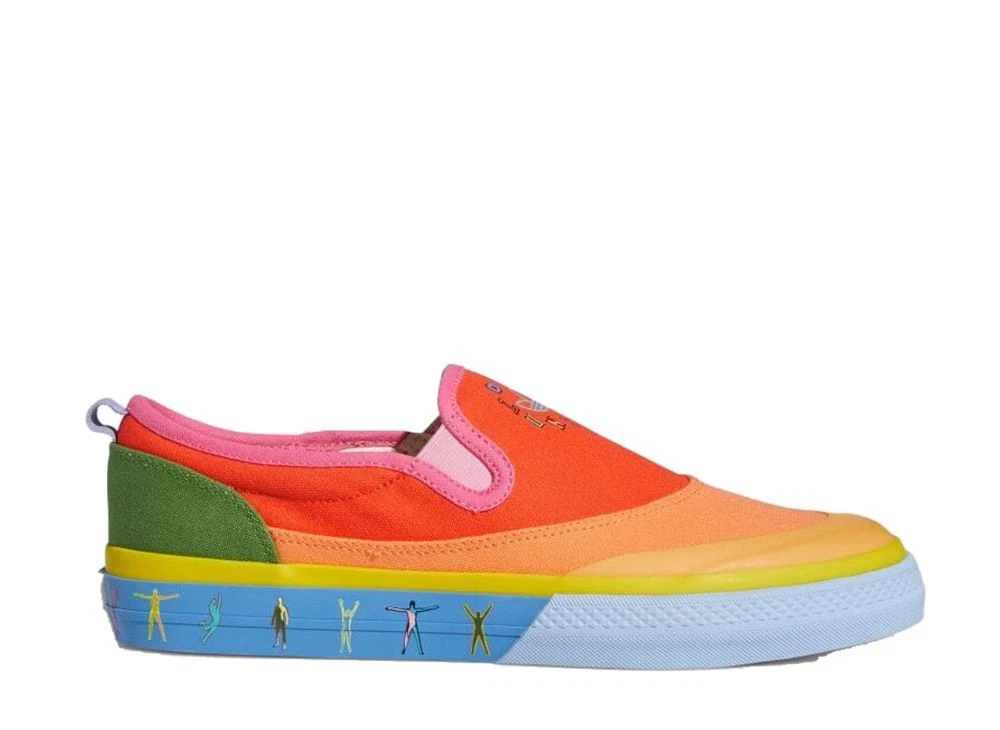 ADIDAS ORIGINALS PRIDE COLLECTION 2021 NIZZA SLIP ON mai