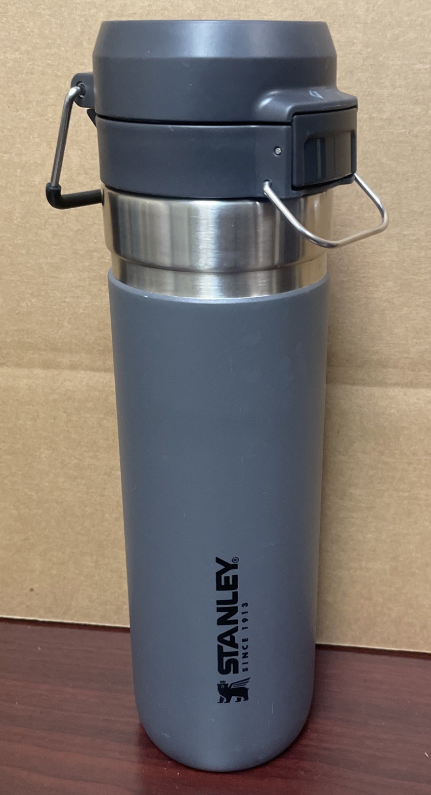 Charcoal Gray Stainless Steel Bottle