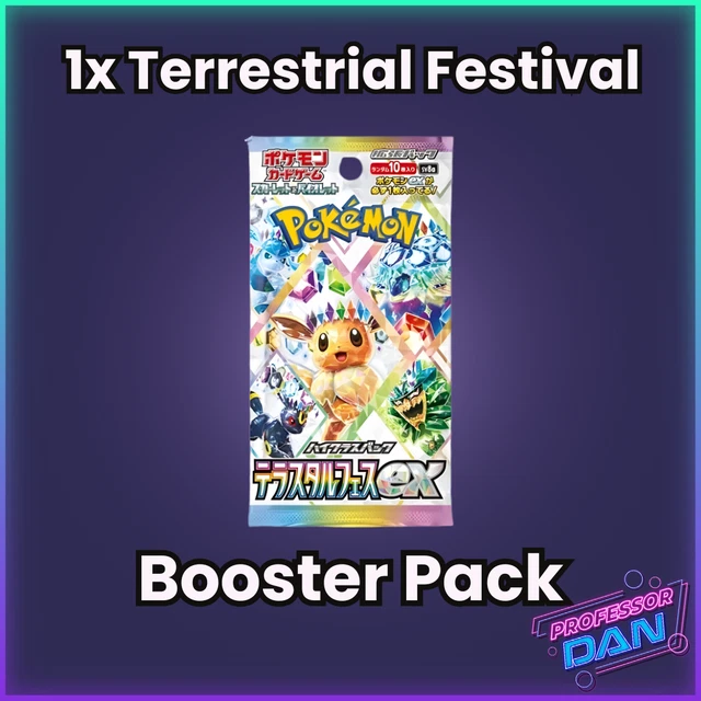 #001 - Terrestrial Festival Japanese Booster Pack - eBay Live