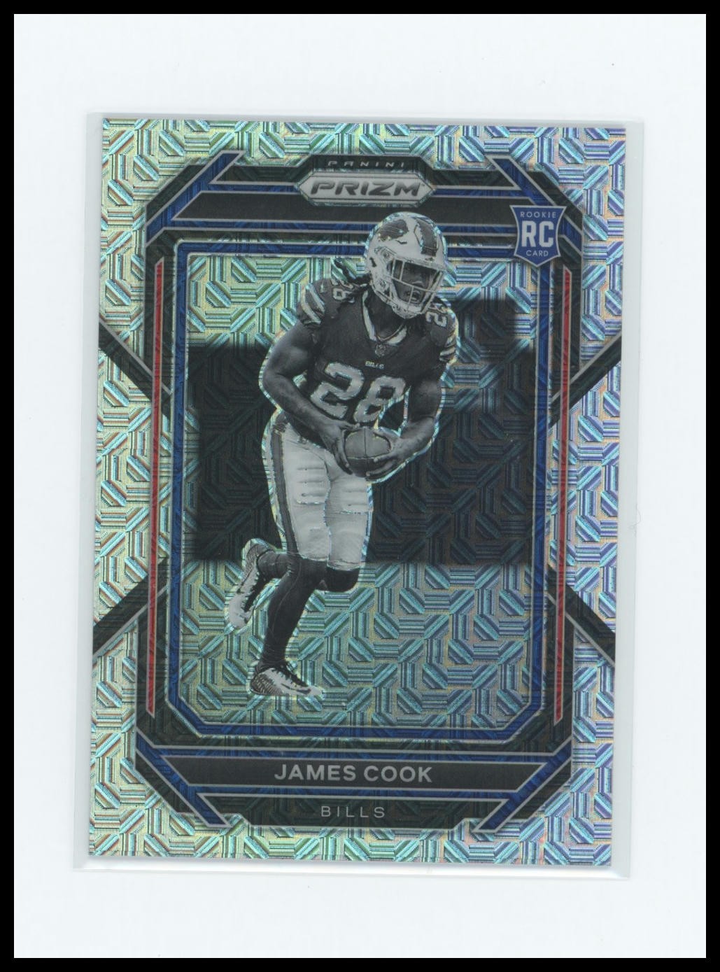 2022 Panini Prizm 319 James Cook Rookie Variation Mojo Negative RC /25