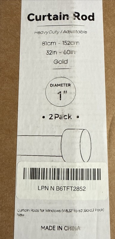 Curtain Rod 33in-60in