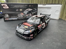 Dale Earnhardt #3 Daytona 500 10th Anniversary Cot 1:24 Scale Diecast Car