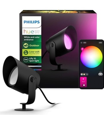 Philips Hue Lily XL Outdoor Spot Light Wireless Exterior Color Spotlight White