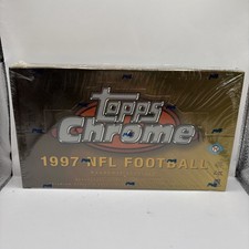 1997 Topps Chrome NFL Football Hobby Box Factory Sealed 24 Packs
