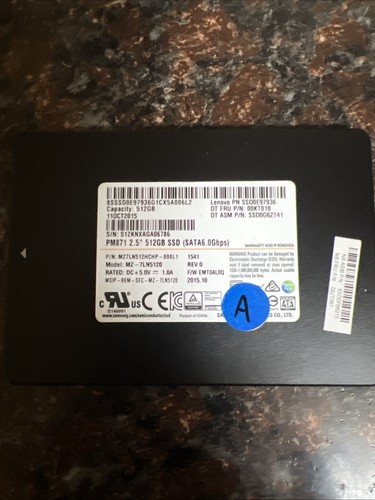 512GB SSD 2.5" SSD, Tested Ready for us