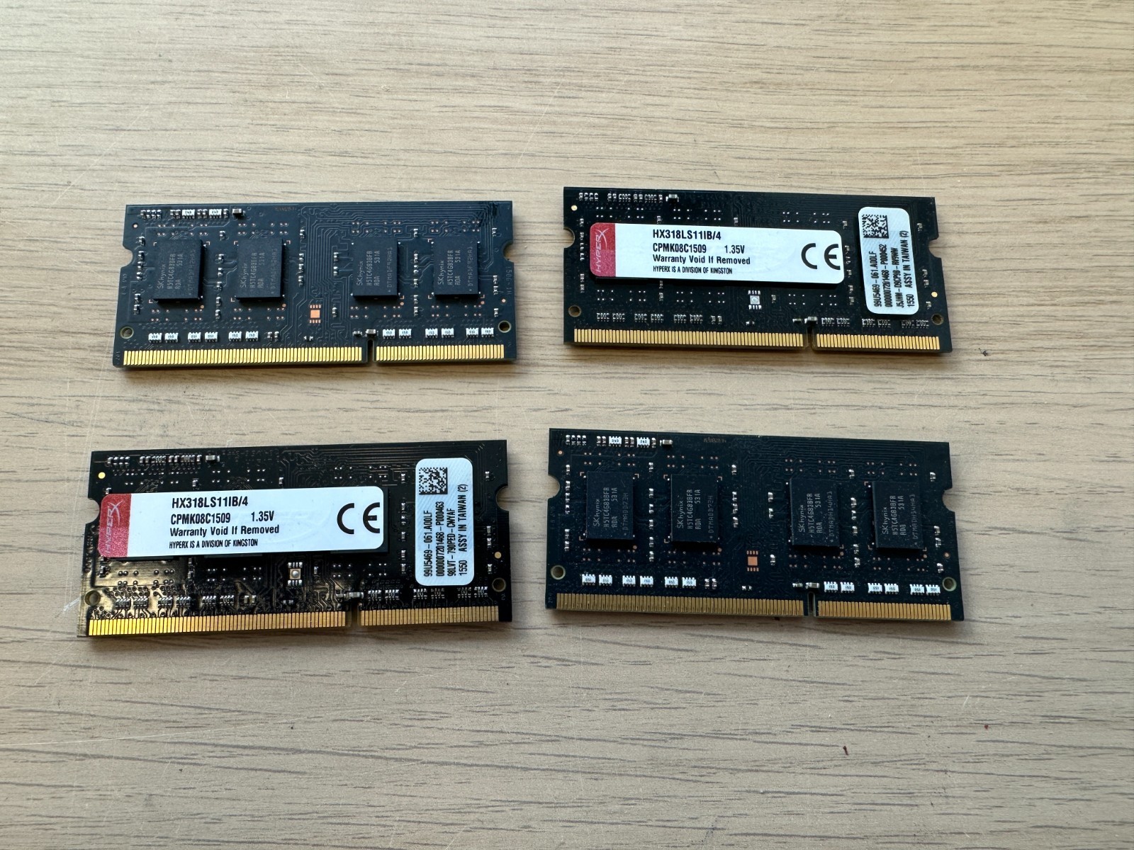 RAM 16GB (4x4GB) DDR3L 1866MHz Kingston HyperX Impact