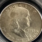 1948 franklin half dollar ms65 fbl