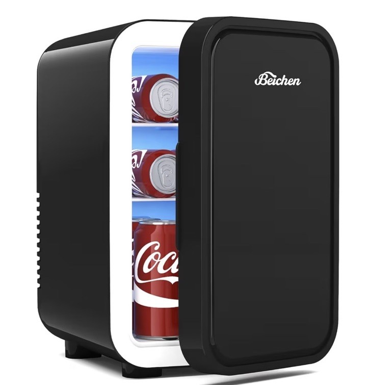 ,6 Liter 8 Can Small Fridge For Garage, Bedroom, Car, Office
