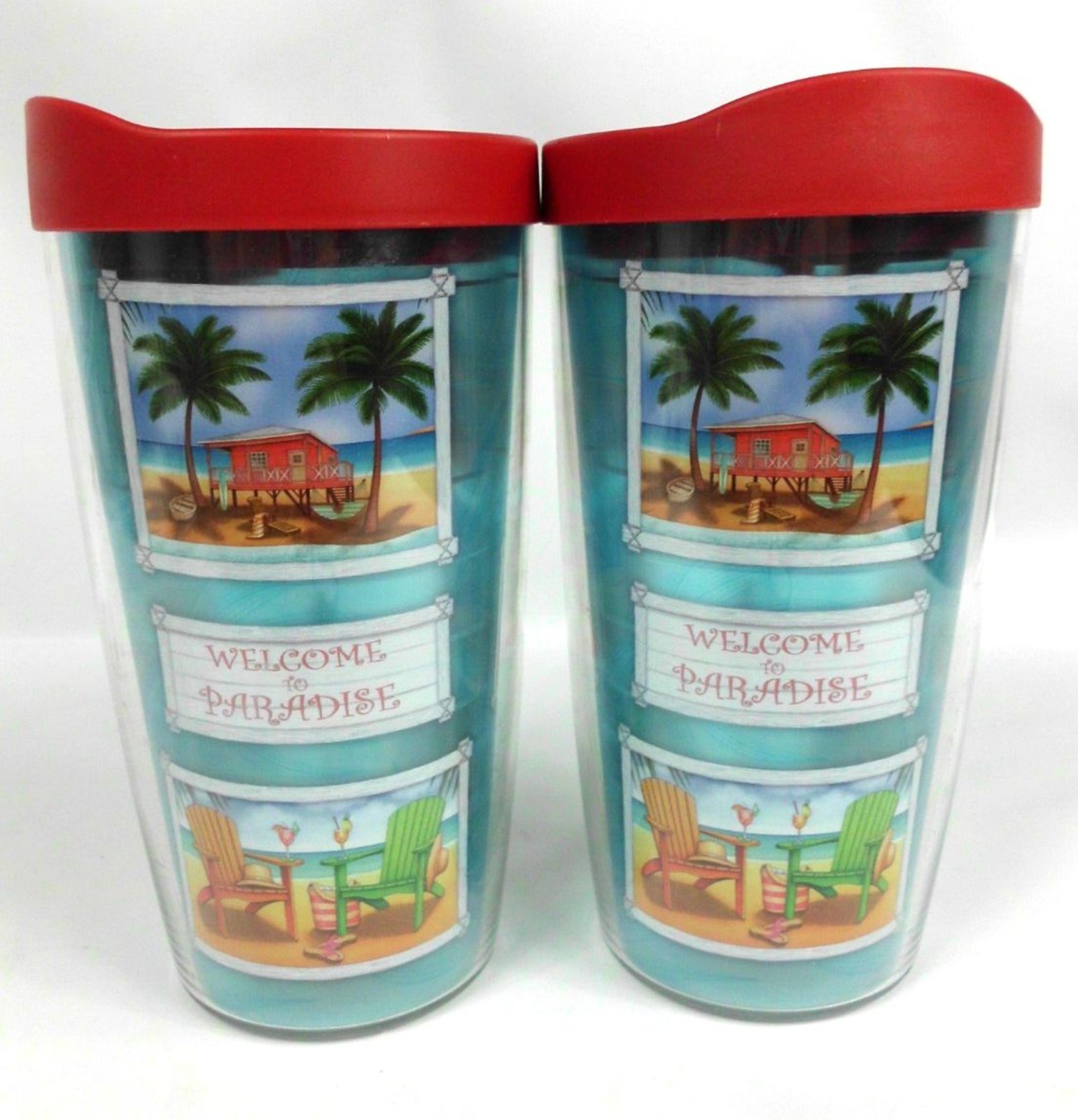 Dan Morris 2008 Tervis Tumbler Welcome to Paradise 16 oz Cup